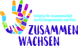 Logo: Zusammen wachsen - Initiative für Zusammenarbeit von Kirchengemeinden und Kitas
