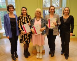 (v.l.n.r.) Andrea Itter, Daniela Elkmann, Anja Schmidt, Anna Neufeld, Claudia Heidler