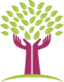 Grafik: ein Baum mit vielen grünen Blättern