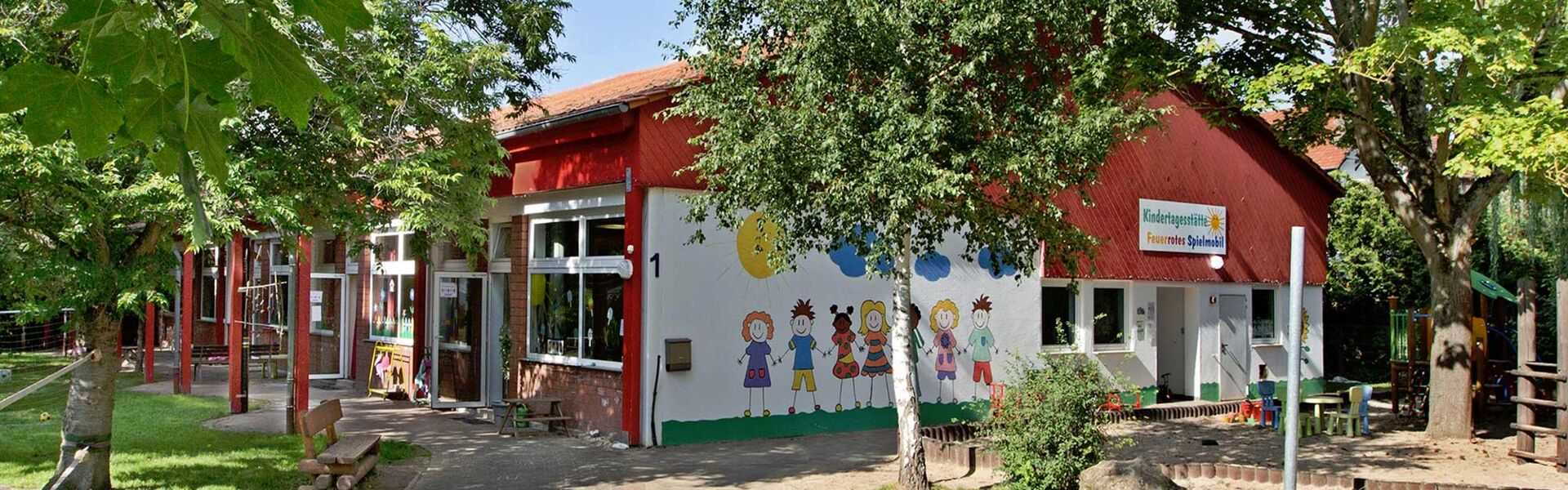 Außenansicht der Ev. Kindertagesstätte Volkmarsen