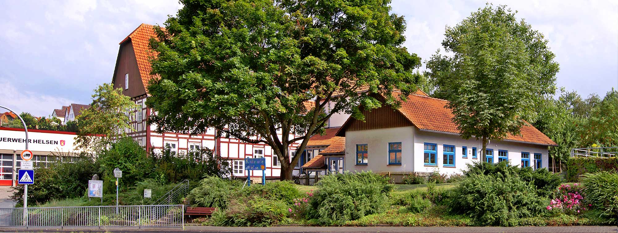 Aussenansicht der Ev. Kindertagesstätte Bad Arolsen - Helsen