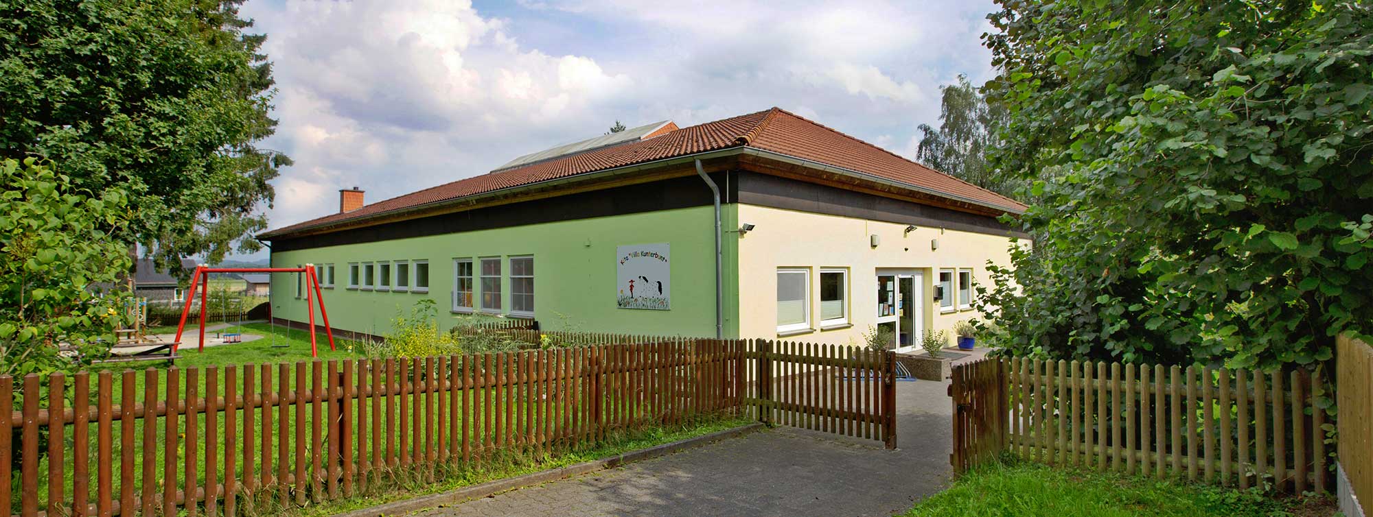 Außenansicht der Ev. Kindertagesstätte Volkmarsen - Külte