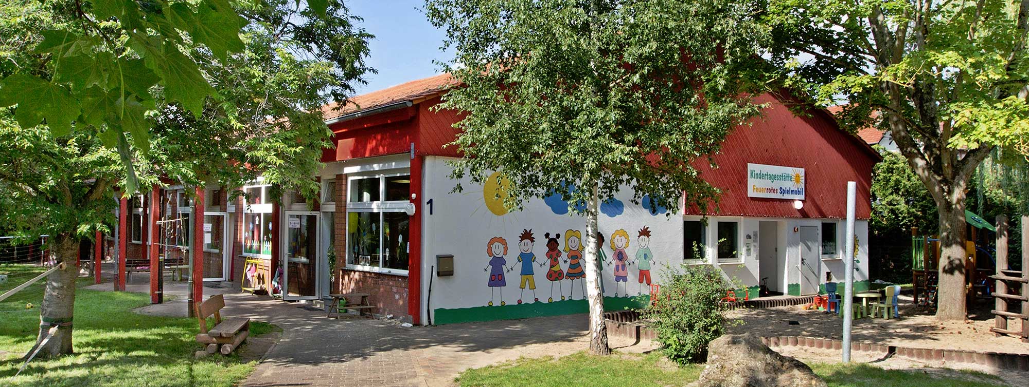 Außenansicht der Ev. Kindertagesstätte Volkmarsen