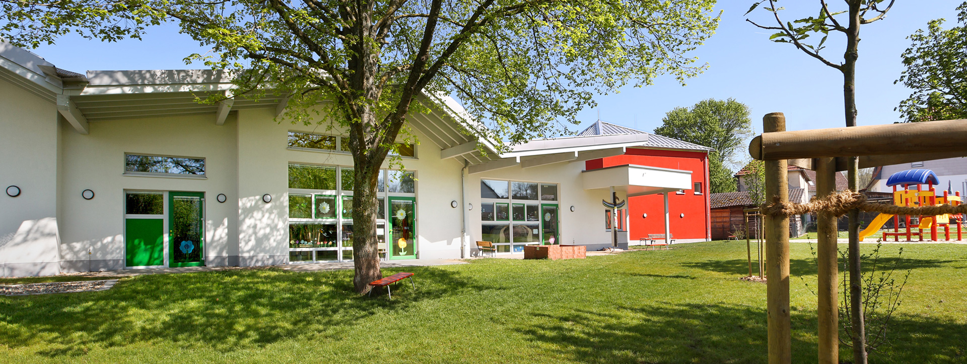 Außenansicht der Ev. Kindertagesstätte Volkmarsen